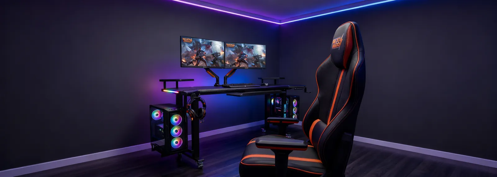 NEXOHERO Desk Pro 4-leg electric desk with zero-wobble design